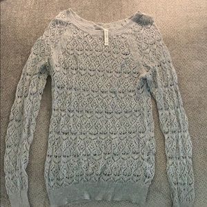 Sheer Silver Sweater